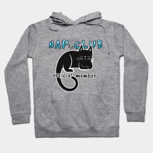 cute kitty cat - nap club Hoodie